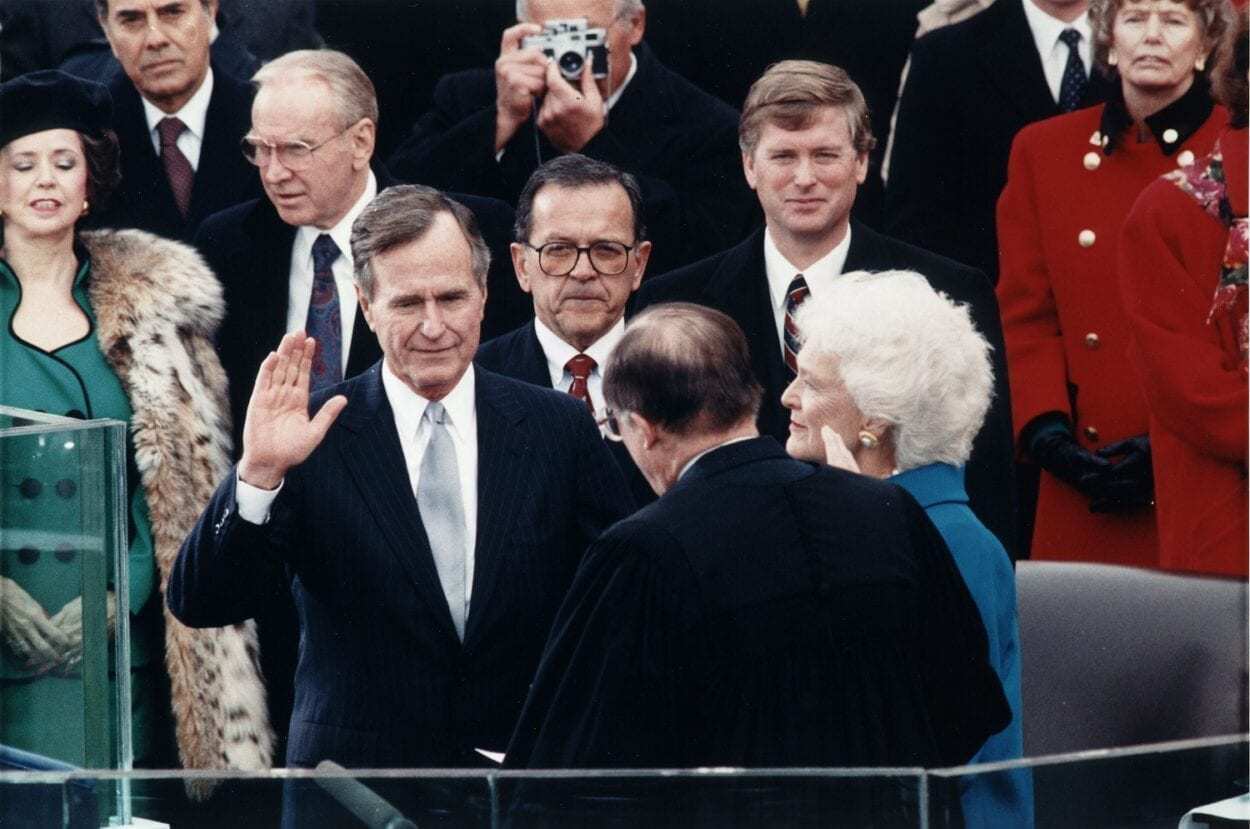 Bush Takes the Oath 1989