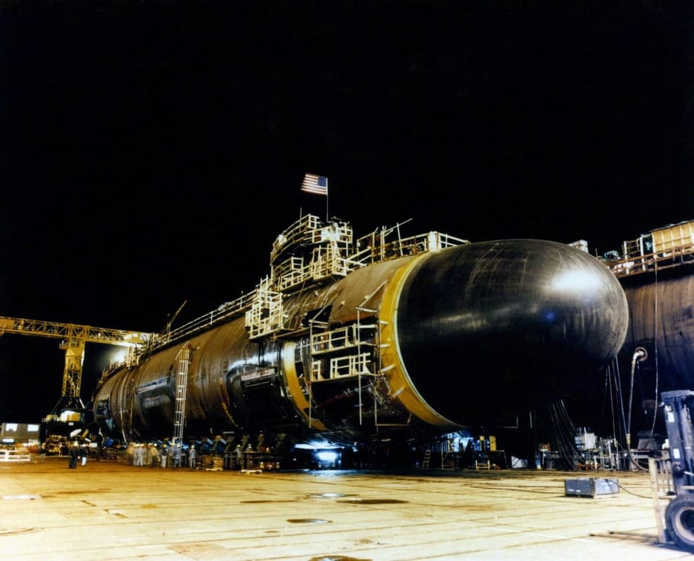 USS Seawolf (SSN-21) Construcion.