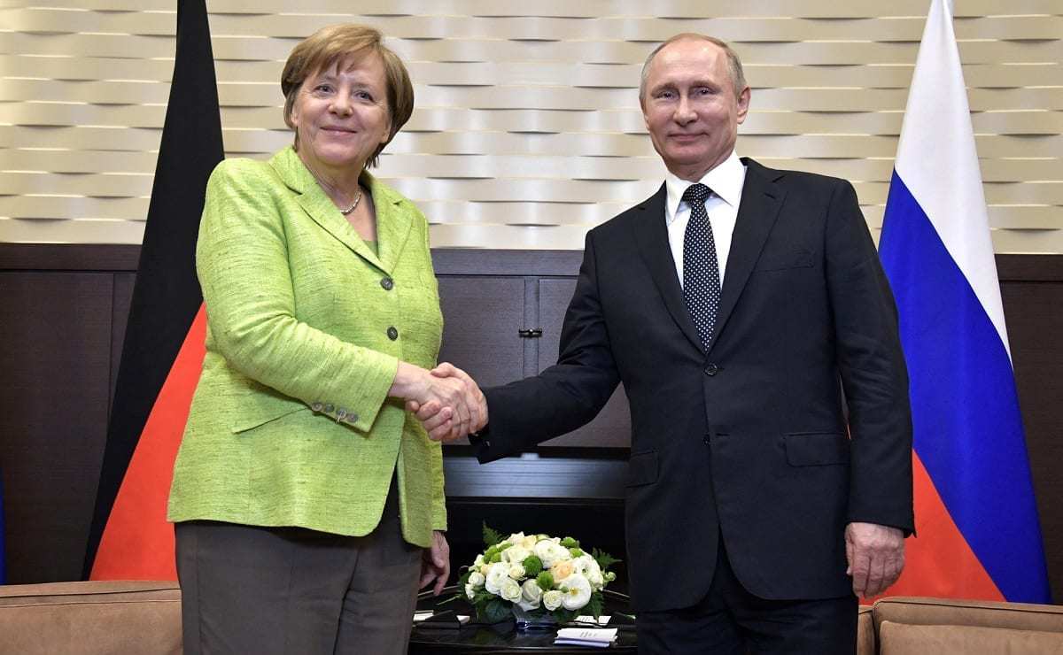 Merkel and Putin