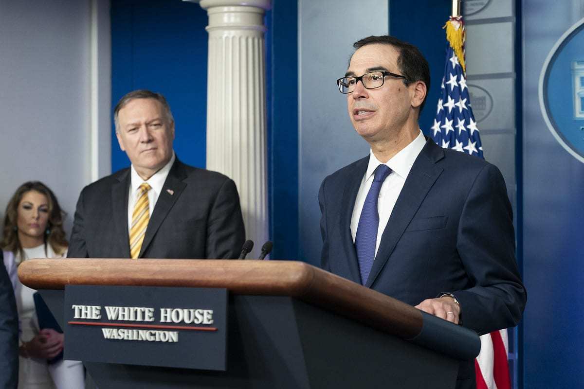 Secretary Pompeo and Secretary Mnuchin Speak to Reporters