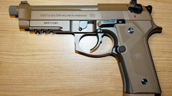 Beretta M9. Image Credit: Creative Commons.