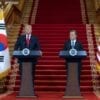Donald Trump and Moon Jae-In