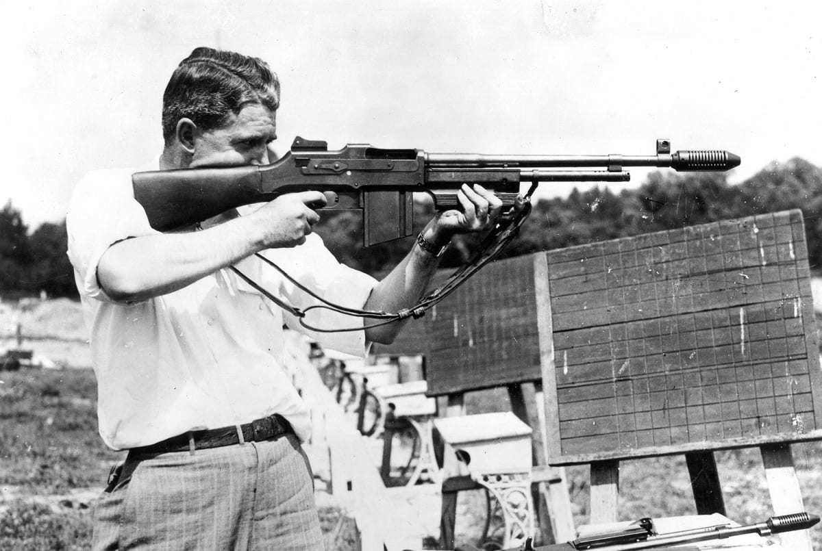 Browning Automatic Rifle, 1936 FBI Training