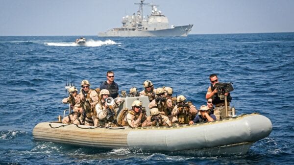 U.S. Marine Corps on the Water.