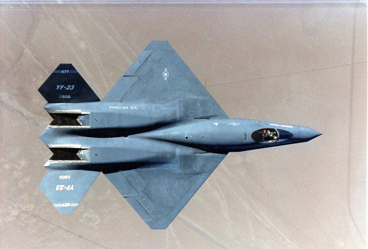 YF-23 from Above.
