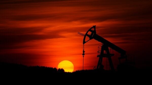 Oil Jack in the Sunset