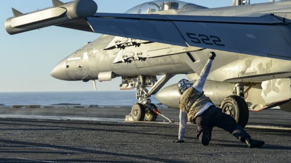 USS Carl Vinson Aircraft Carrier.