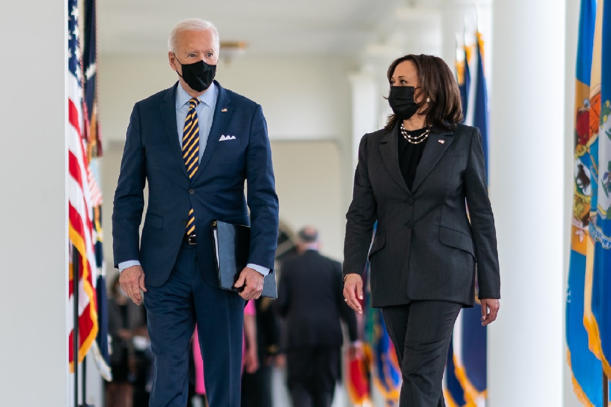 Biden and Kamala Harris