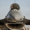 An F-16 Fighting Falcon pilot assigned to the 134th Expeditionary Fighter Squadron performs preflight checks at the 407th Air Expeditionary Group, Dec. 29, 2016. The 134th EFS is flying combat missions for Operation Inherent Resolve to support and enable Iraqi Security Forces’ efforts with the unique capabilities provided by the fighter squadron. (U.S. Air Force photo/Master Sgt. Benjamin Wilson/Released)
