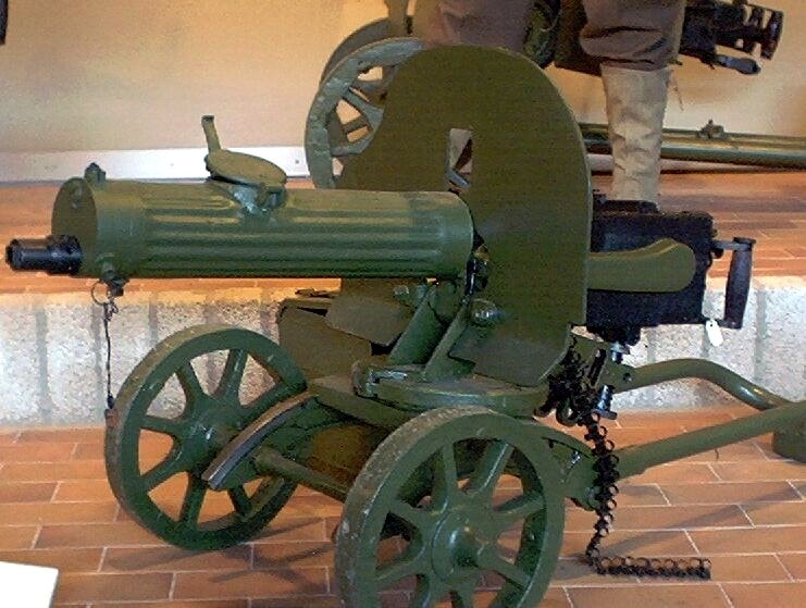 Russian Maxim Machine Gun