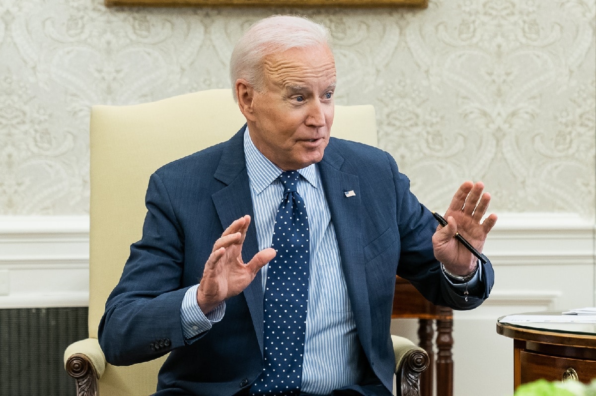 President Joe Biden meets with U.S. Senator Shelley Moore Capito, R-W.V. to talk about passing an infrastructure bill on Wednesday, June 2, 2021 in the Oval Office of the White House. (Official White House Photo by Adam Schultz)