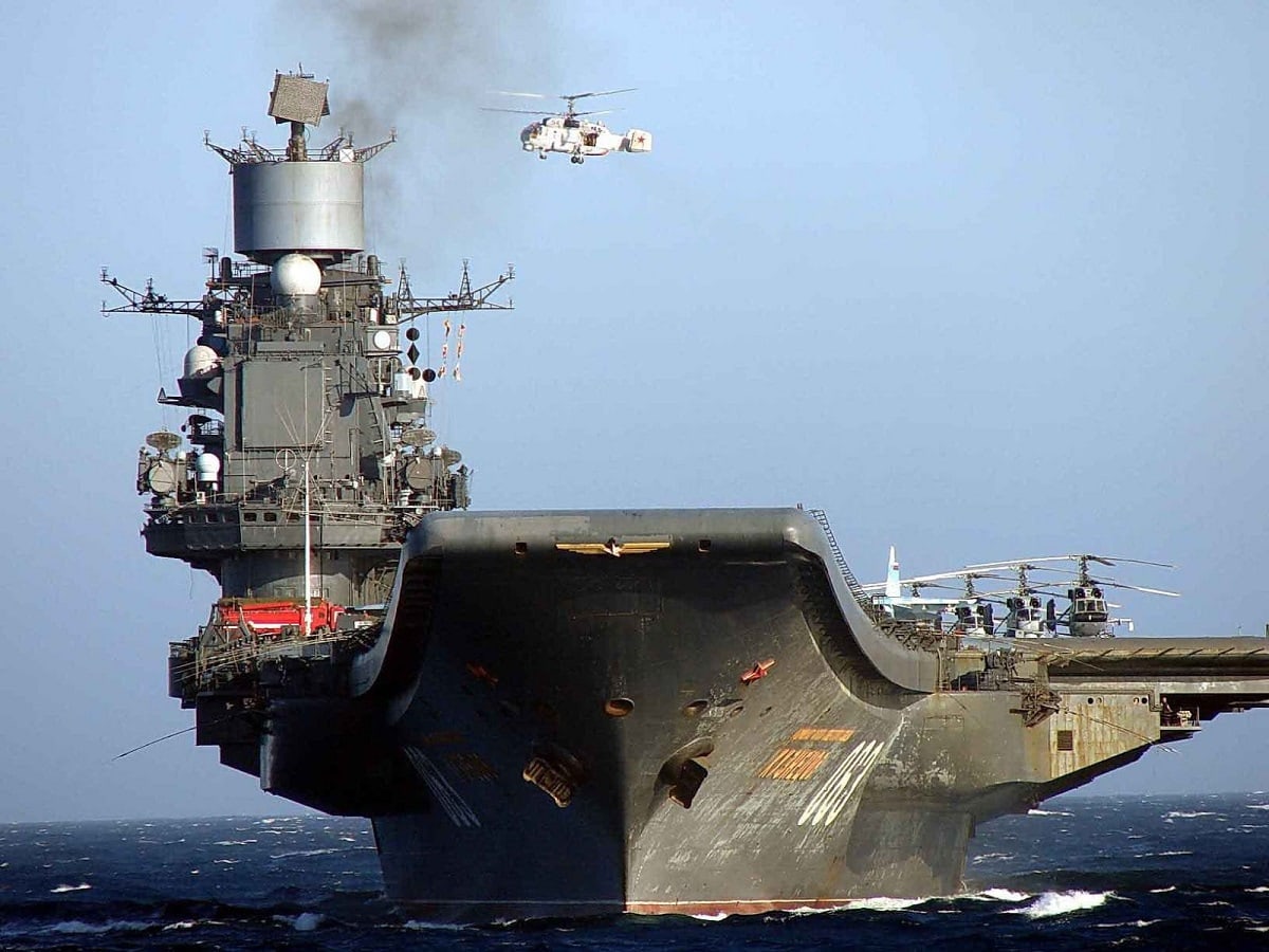 Admiral Kuznetsov: Russia's Only Aircraft Carrier Is On The Brink -  19Fortyfive