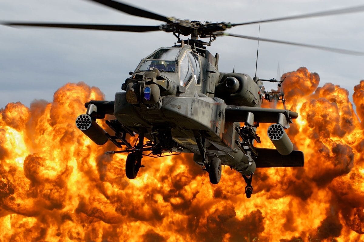 AH-64 Apache Helicopter. Image: Creative Commons. 