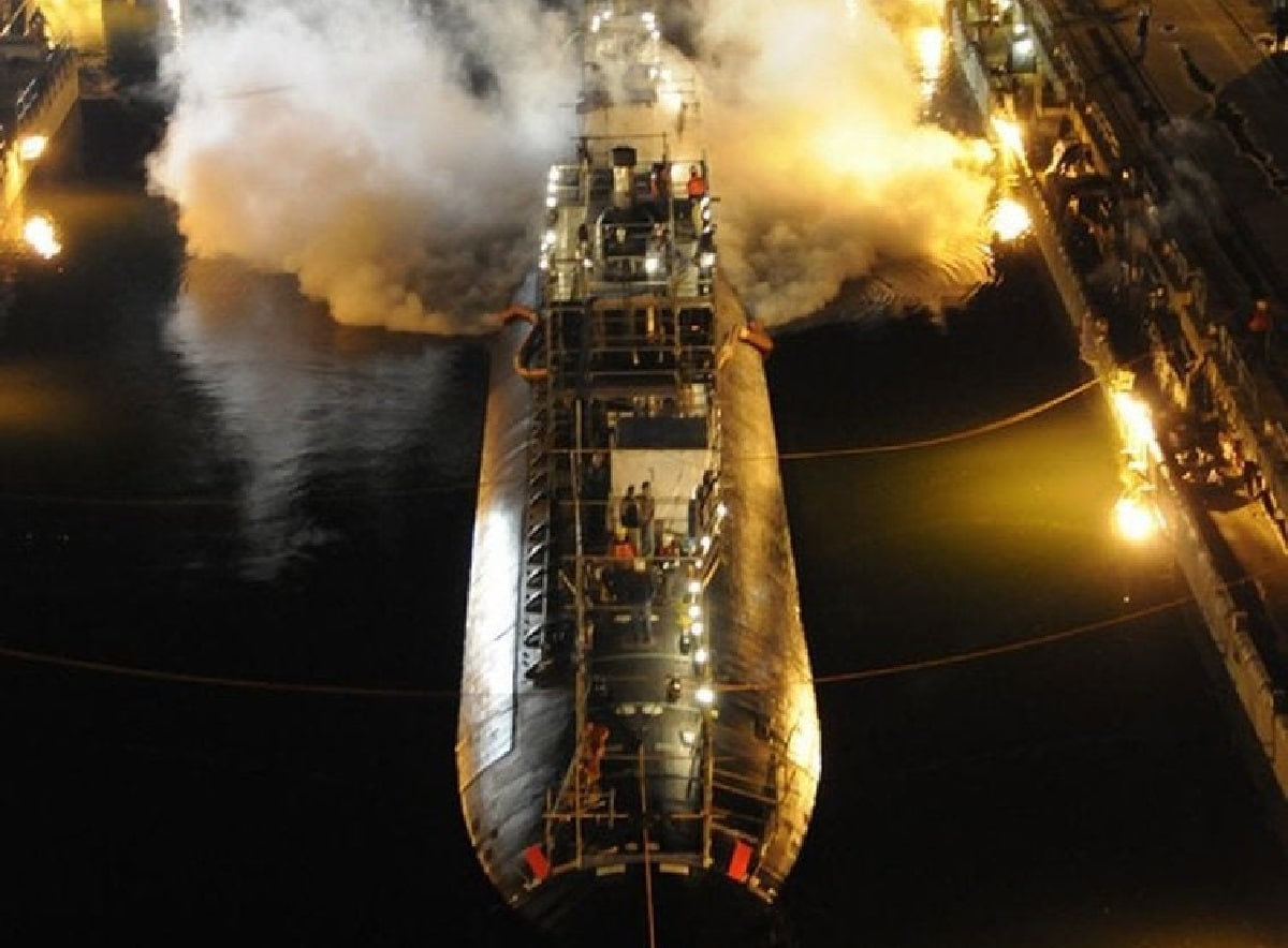 USS Miami Fire
