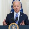 President Joe Biden, joined by Vice President Kamala Harris, delivers remarks on the Victims of Crime Act Fix to Sustain the Crime Victims Fund on Thursday, July 22, 2021, in the East Room of the White House. (Official White House Photo by Adam Schultz)