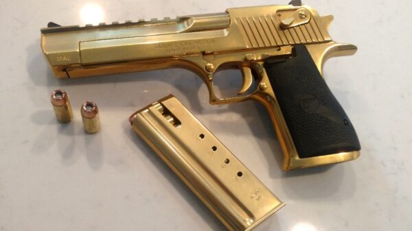 Desert Eagle Gun .50 Caliber. Image: Creative Commons.