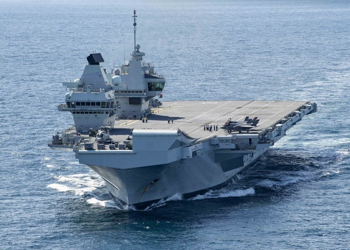 HMS Queen Elizabeth South Korea