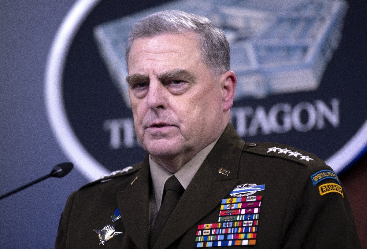 Army Gen. Mark A. Milley, chairman of the Joint Chiefs of Staff, briefs the media on Afghanistan, the Pentagon, Washington, D.C., Aug. 18, 2021. (DoD photo by Lisa Ferdinando)