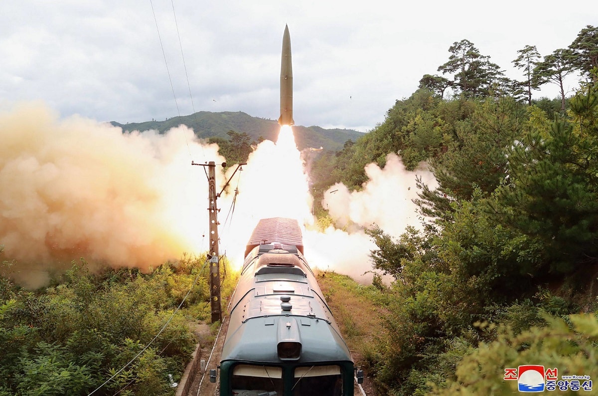 North Korea Ballistic Missile Train