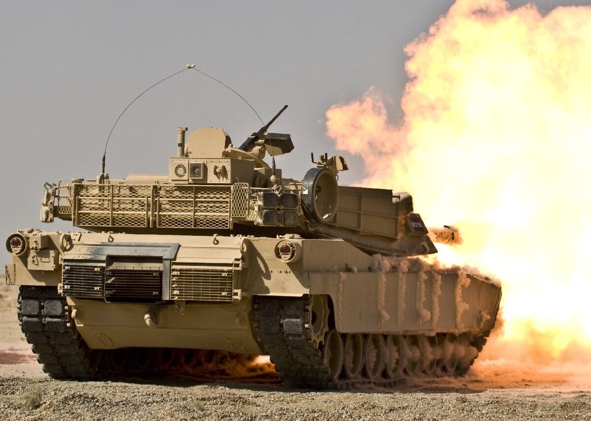 M1 Abrams Tank Firing. Image Credit: Creative Commons.