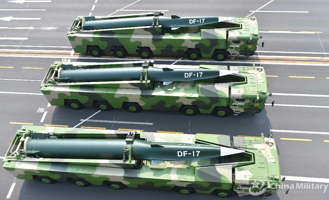 China Hypersonic Missiles. Image Credit: Creative Commons.