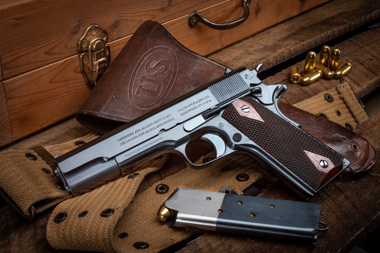 Old Colt 45 Pistols