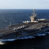 USS George Washington aircraft carrier.
