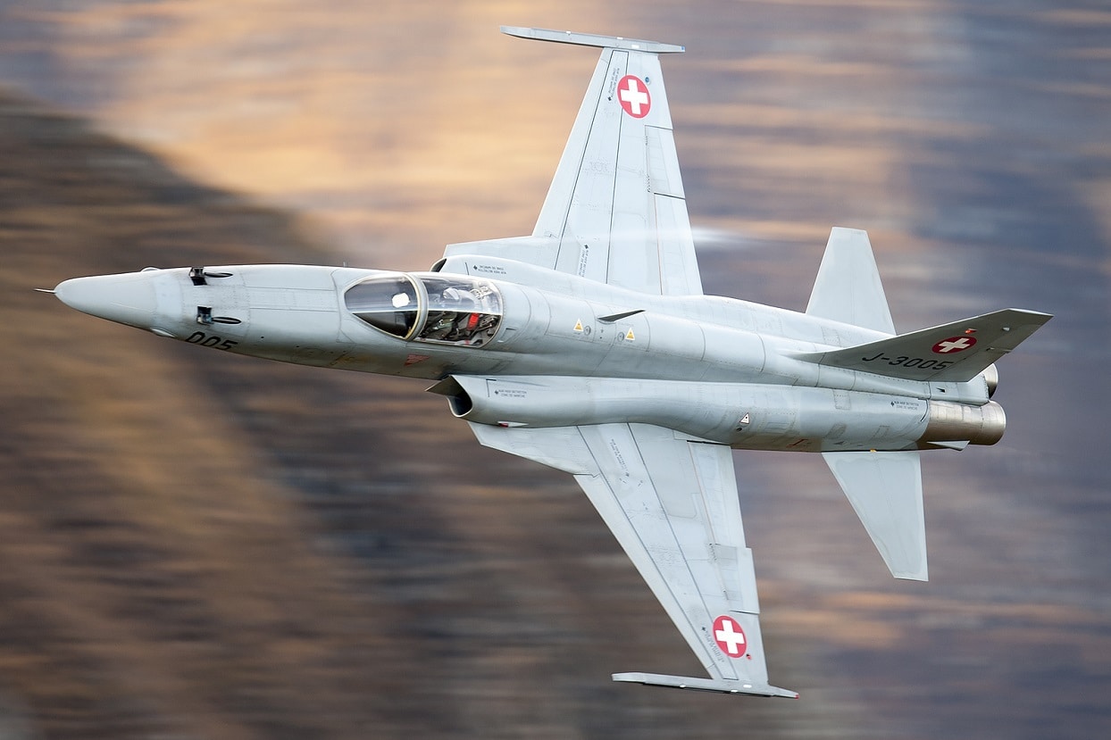 F-5 fighter, or, better known as the MiG-28 in Top Gun. Image: Creative Commons.