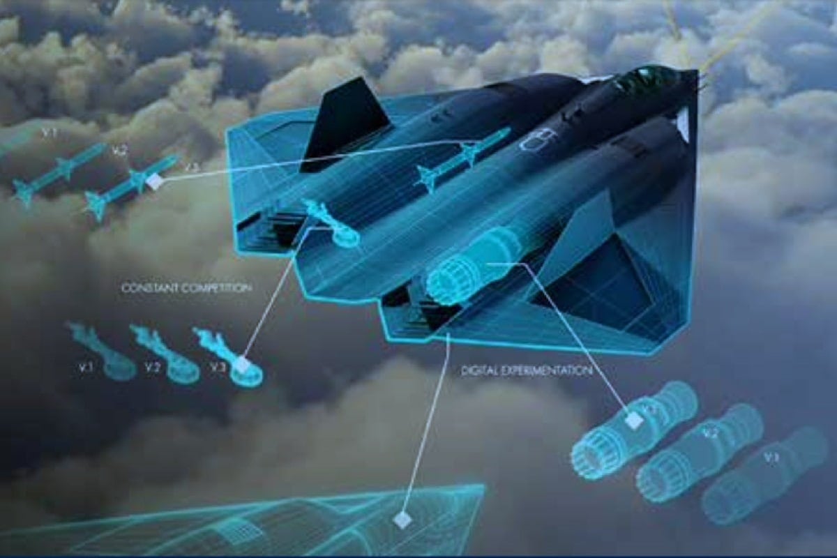 US Air Force image of possible NGAD Concept. Image Credit: US Air Force.