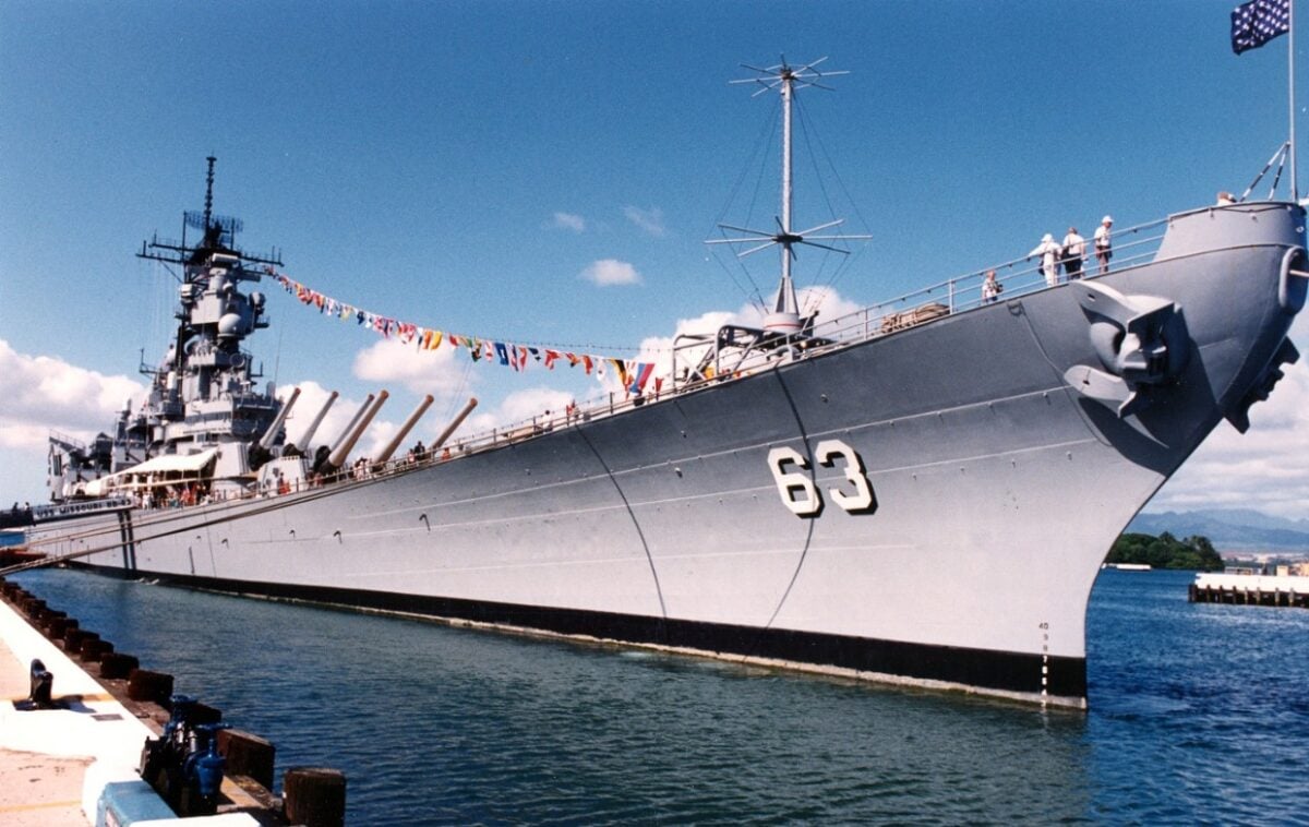 USS Missouri. Image: Creative Commons..