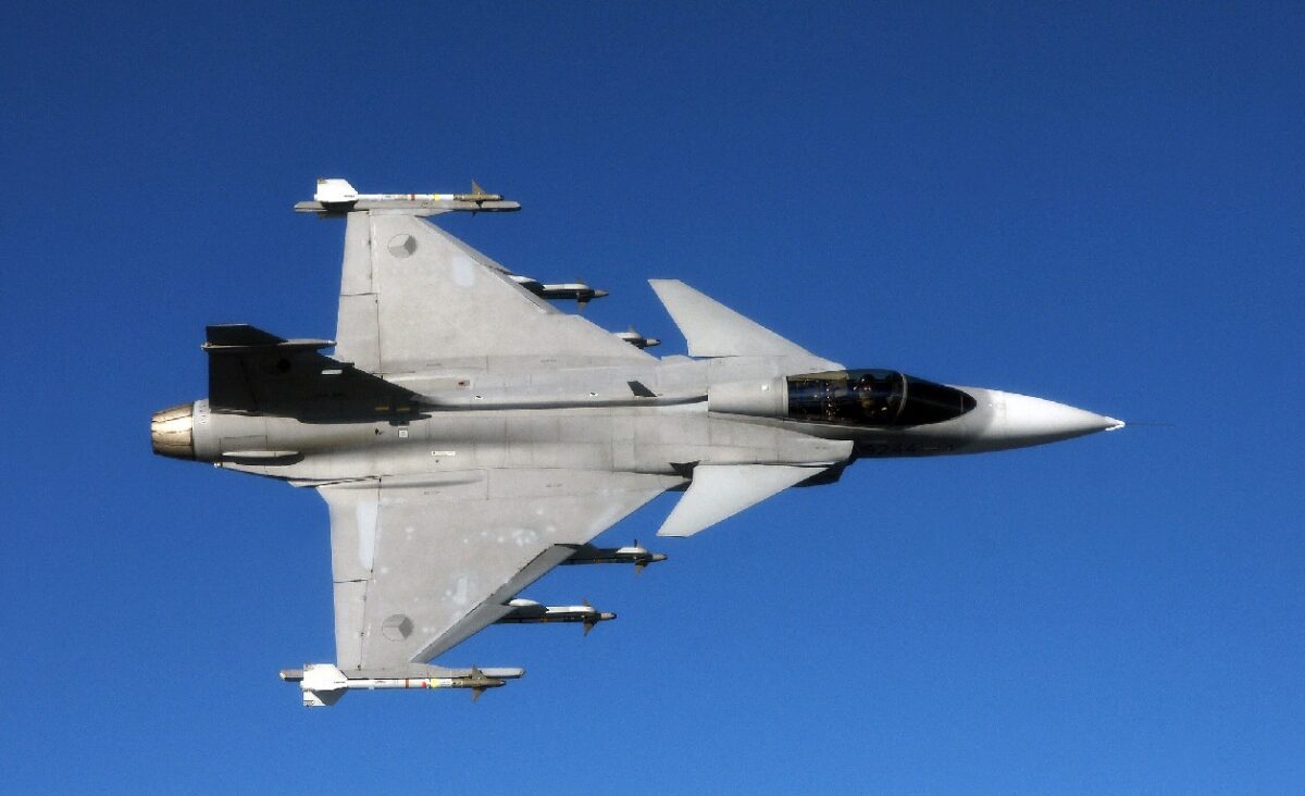 Gripen Fighter Jet. Image Credit: Creative Commons. 