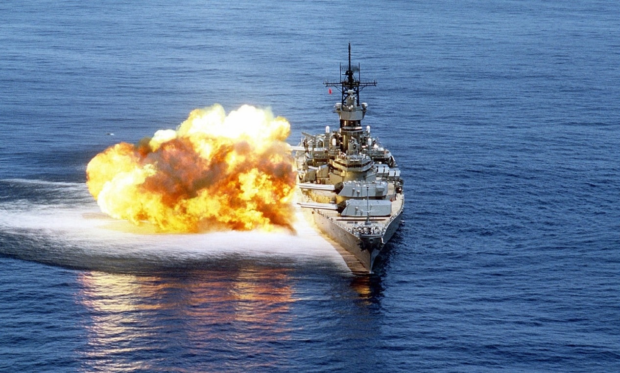 Iowa-class battleship. Image Credit: Creative Commons.
