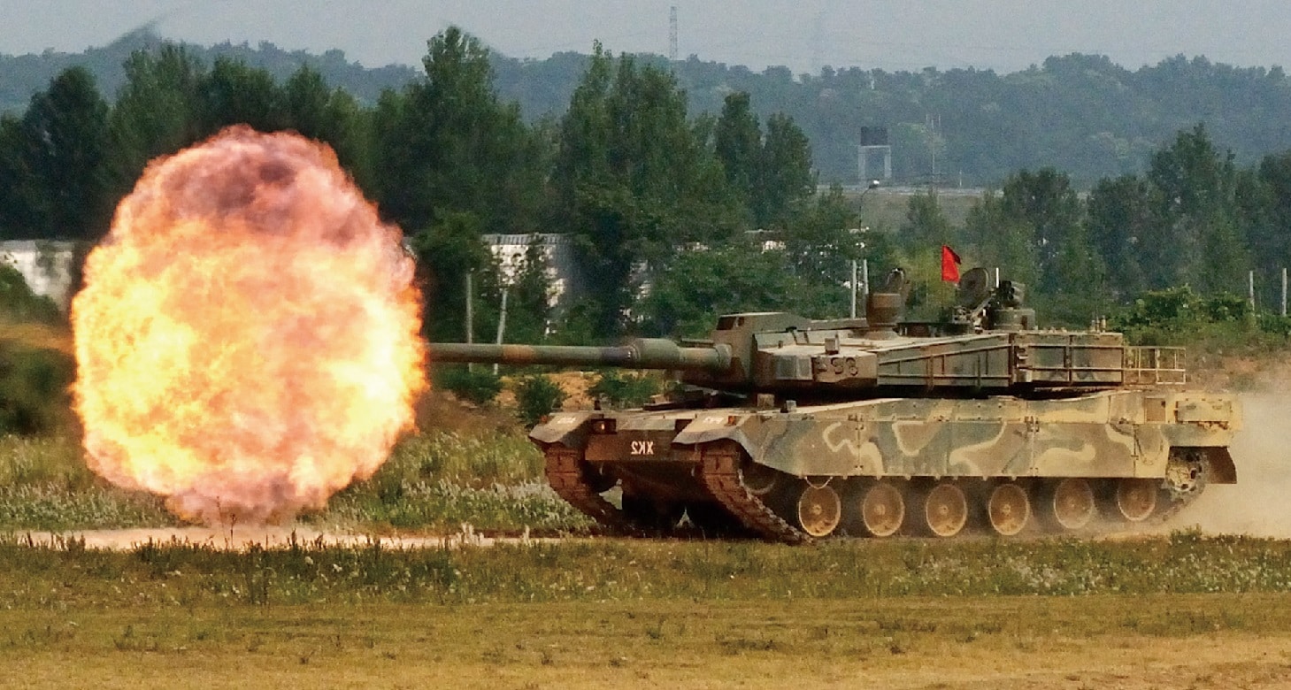 The South Korean K2 Black Panther Tank 