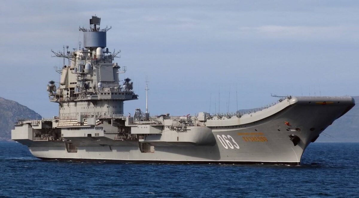 Russia's Only Aircraft Carrier Admiral Kuznetsov. Image Credit: Creative Commons. 
