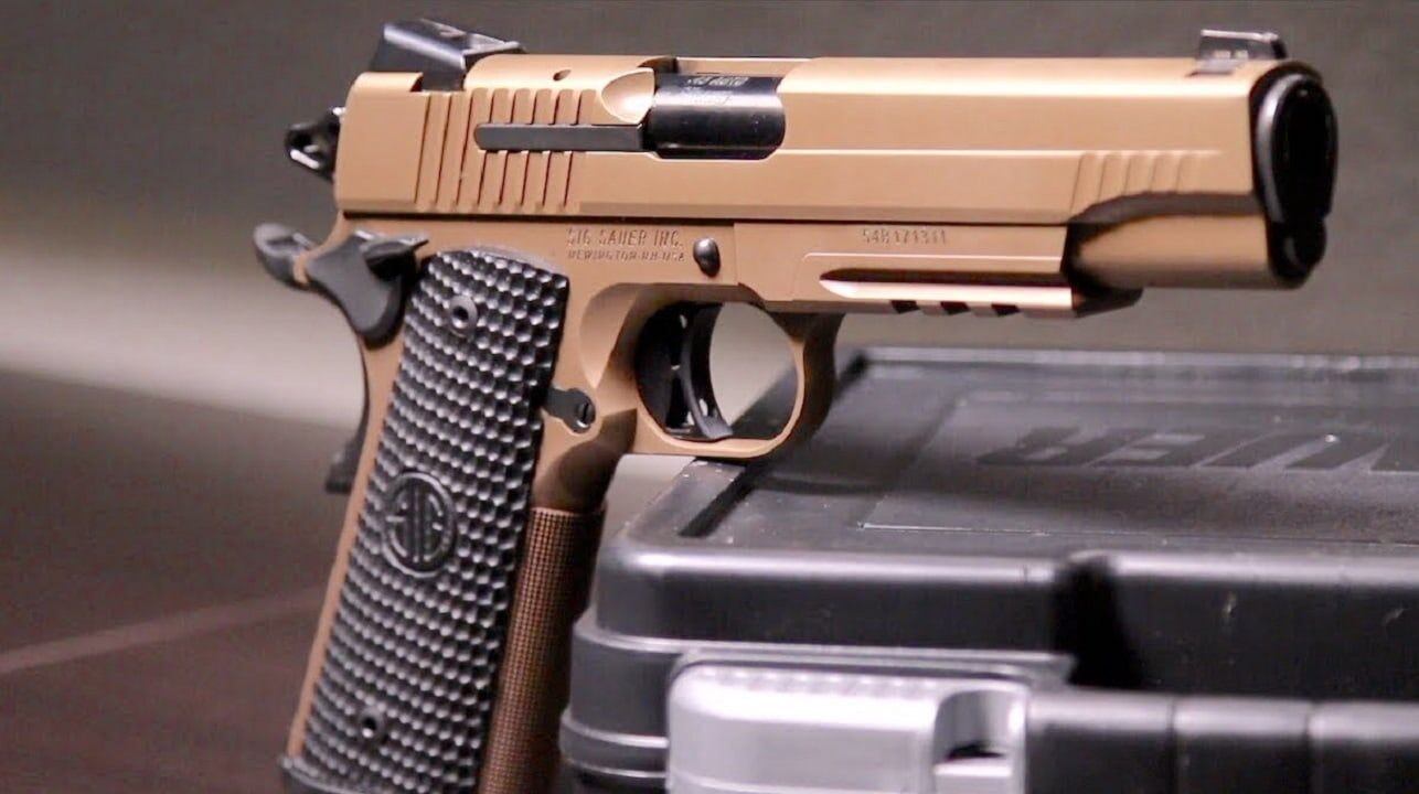 Sig Sauer 1911 Emperor .45 ACP. Image Credit: Creative Commons.