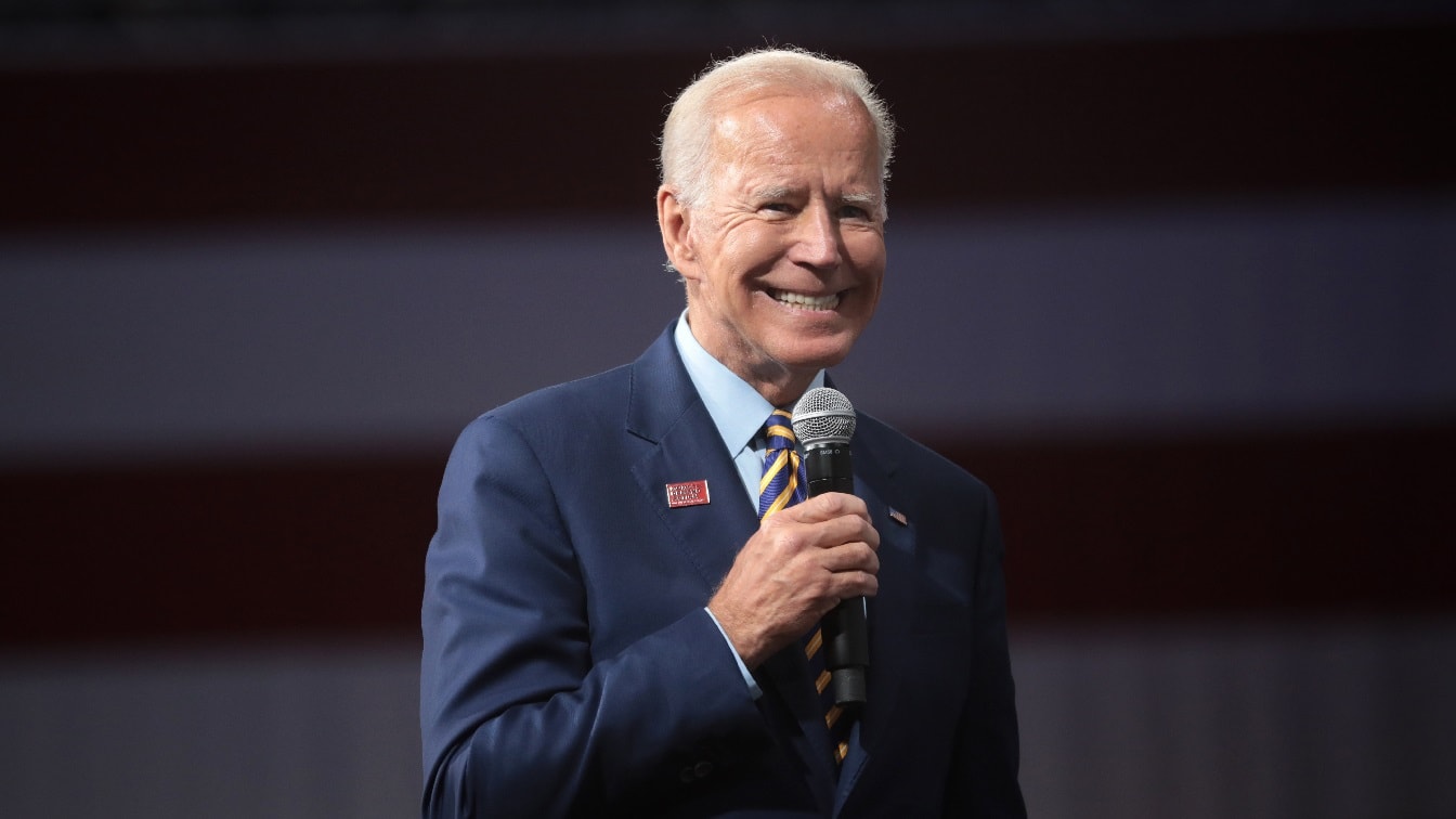 Then former Vice President of the United States Joe Biden speaking with attendees at the Presidential Gun Sense Forum hosted by Everytown for Gun Safety and Moms Demand Action at the Iowa Events Center in Des Moines, Iowa. Image Credit: Creative Commons.