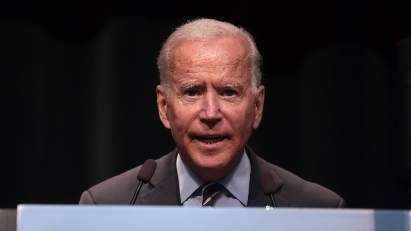 Former Vice President of the United States Joe Biden speaking with attendees at the 2019 Iowa Federation of Labor Convention hosted by the AFL-CIO at the Prairie Meadows Hotel in Altoona, Iowa. Image Credit: Gage Skidmore.