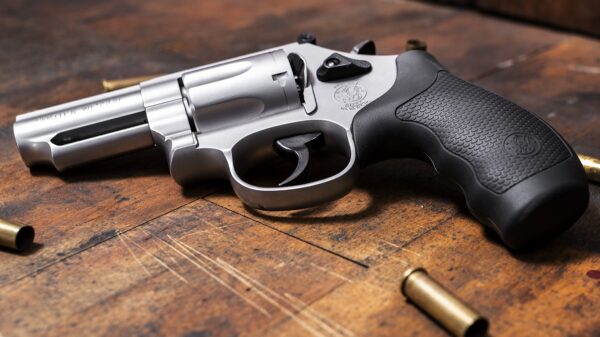 Smith & Wesson Revolver. Image Credit: Creative Commons.