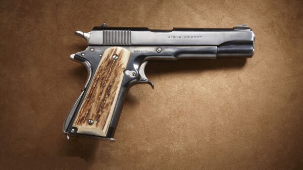 M1911 Gun. Image Credit: Creative Commons.