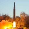 North Korea's New Hypersonic Missile. Image Credit: KCNA/North Korean State Media.