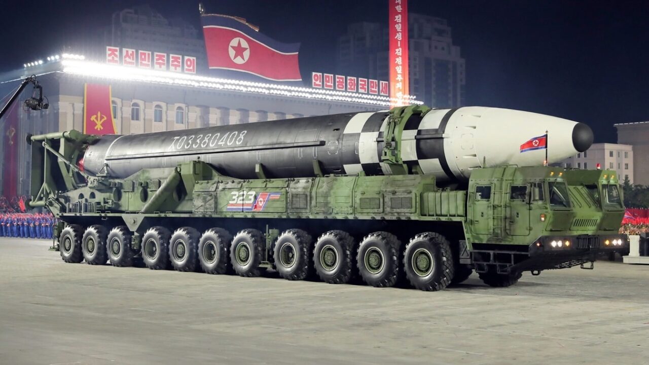 North Korean Hwasong-16 ICBM. Image Credit: KCNA/North Korean State Media.