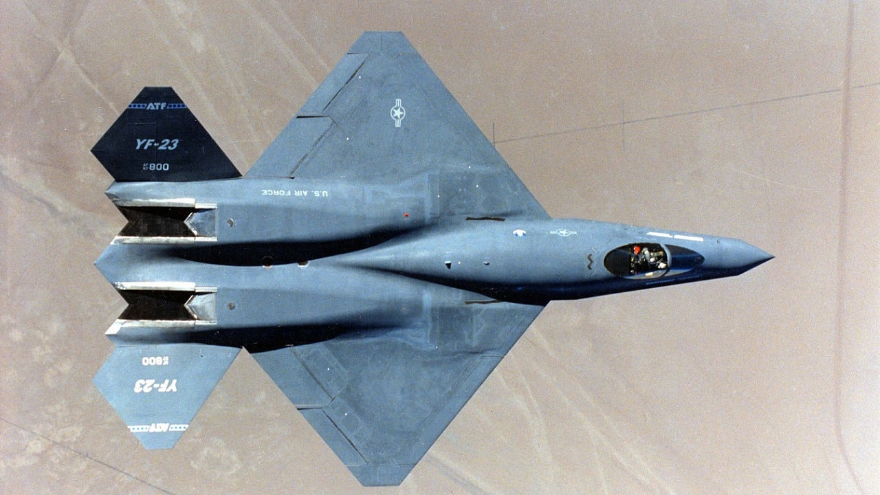 YF-23 Stealth Fighter. Image Credit: Creative Commons.