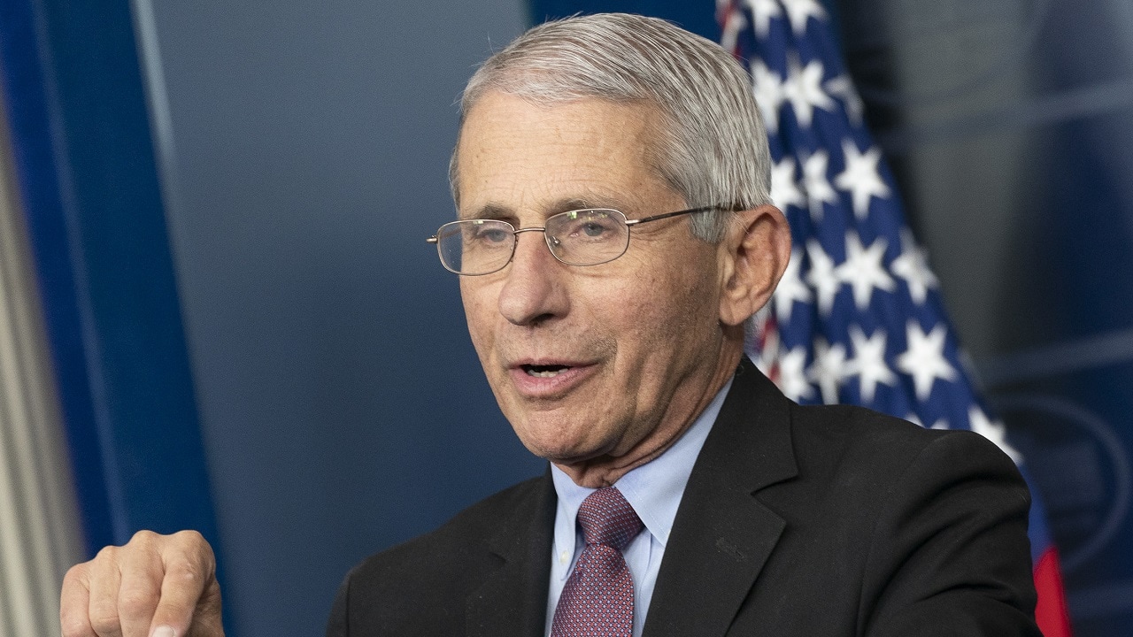 Director of the National Institute of Allergy and Infectious Diseases Dr. Anthony S. Fauci addresses his remarks and urges citizens to continue to follow the President’s coronavirus guidelines during a coronavirus (COVID-19) briefing Wednesday, April 22, 2020, in the James S. Brady White House Press Briefing Room of the White House. (Official White House Photo by Shealah Craighead)