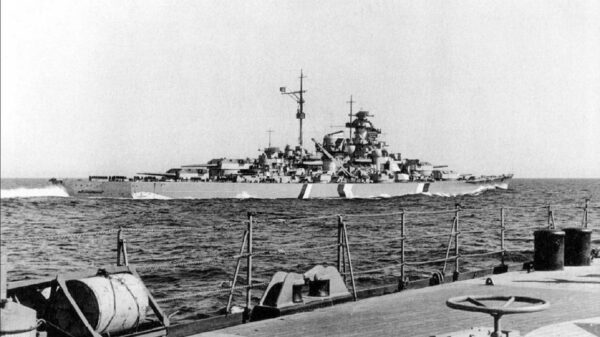 Battleship Bismarck. Image Credit: Creative Commons.