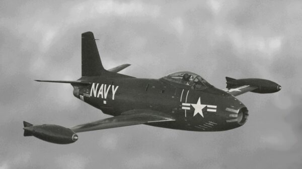 A US Navy FJ-1