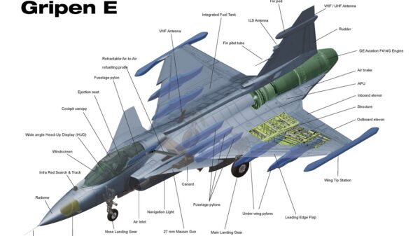 JAS 39 Gripen. Image Credit: Creative Commons.