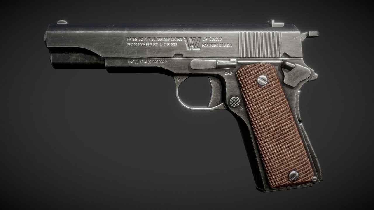 M1911 Artist Rendering. Image Credit: Creative Commons.