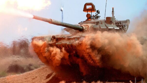 Russian Army Tank Drilling. Image Credit: Creative Commons.