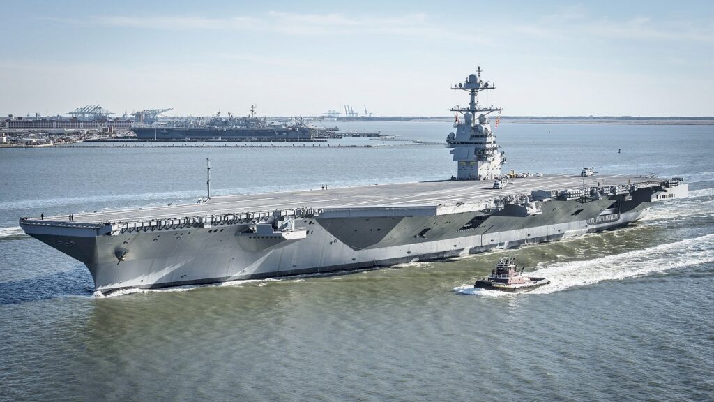 USS Gerald R. Ford: The Navy's Largest Aircraft Carrier Will Sail This ...