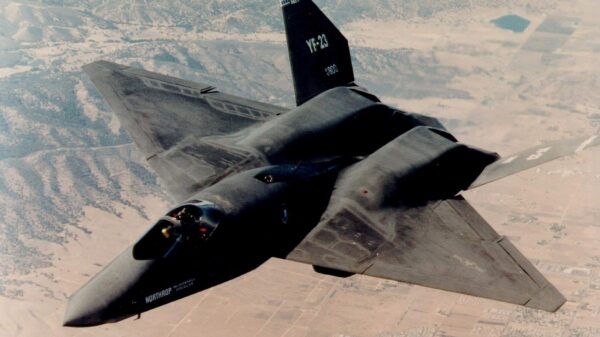 YF-23 stealth fighter, which could inspire the design of the NGAD.